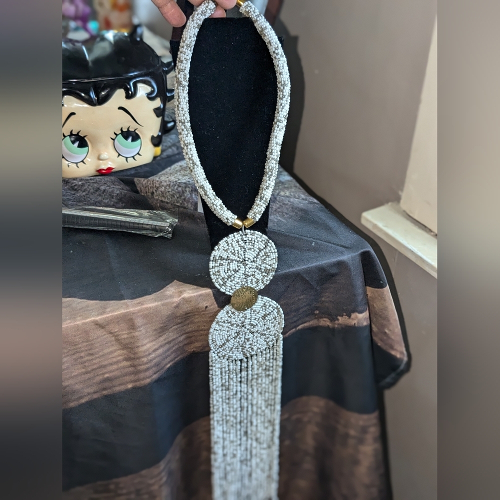 African hand beaded necklace from Africa